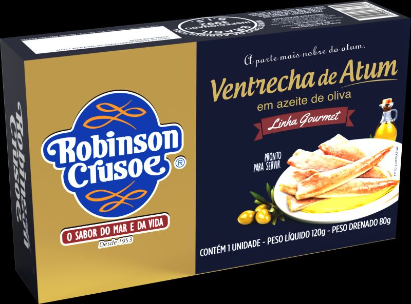 Robinson Crusoé aposta na ventrecha de atum em azeite de oliva
