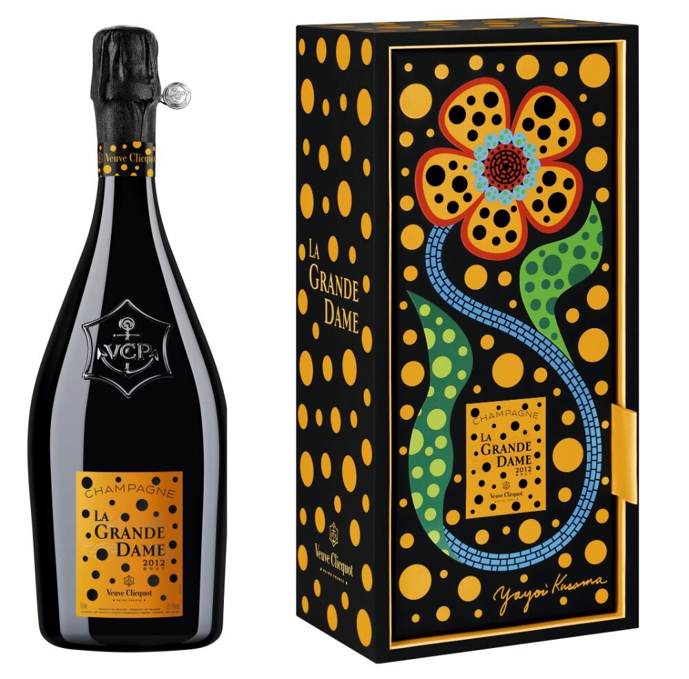 Artista japonesa cria caixa e rótulo para Veuve Clicquot
