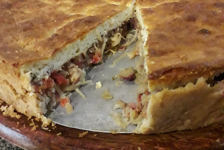 A deliciosa torta de pinhão da Fazenda Aracatu