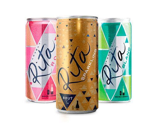 Vinícola traz espumante em lata Rita Sparkling
