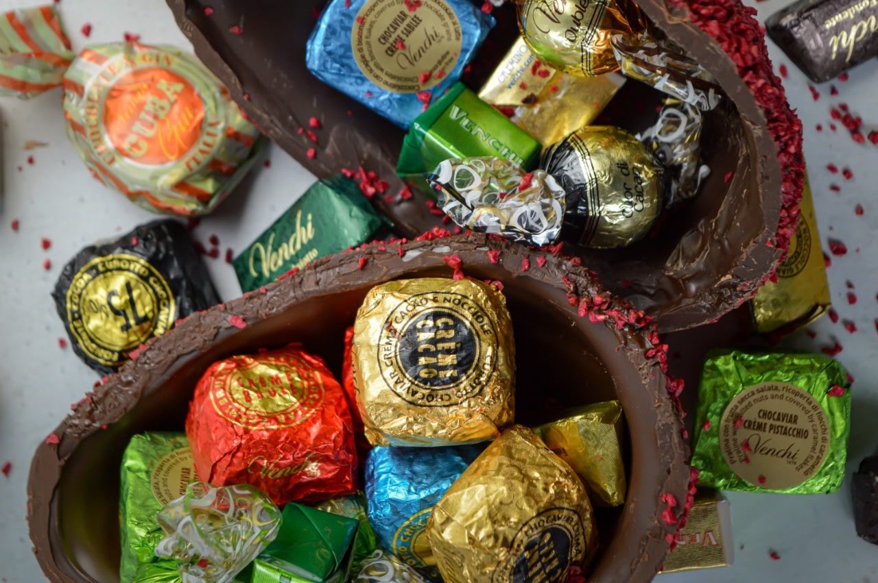 Venchi faz ovo de Páscoa com chocolate italiano