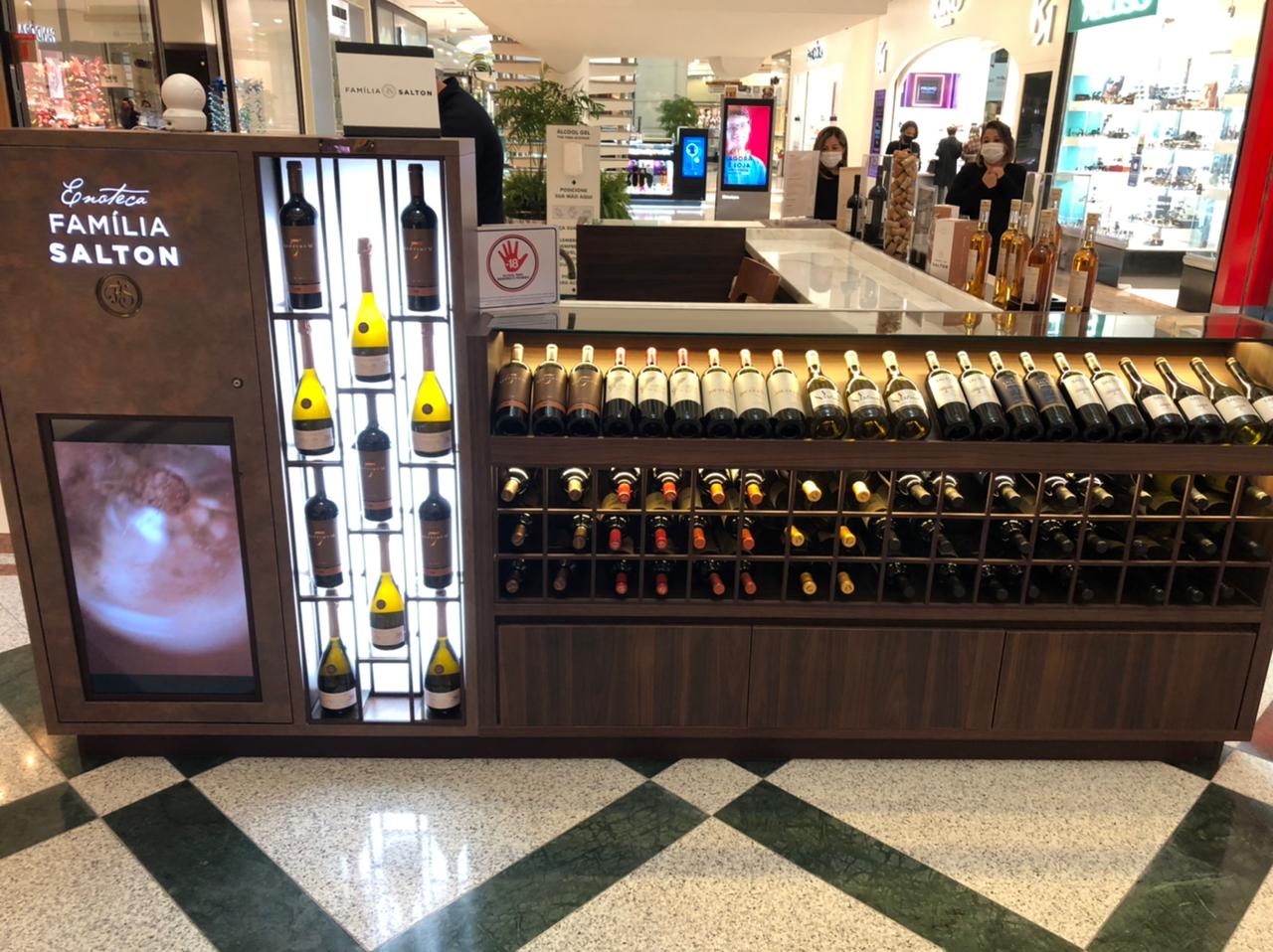 Salton - quiosque no morumbi shopping de SP - divulgacao