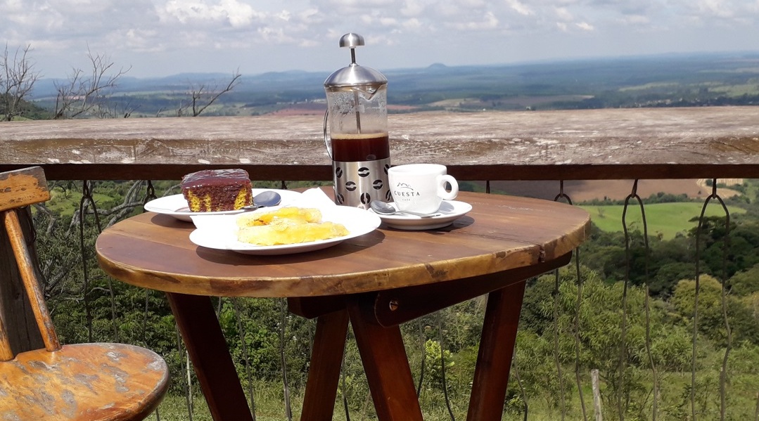 Cafeteria da Cuesta Café tem vista e comidinhas Foto Claudio Schapochnik Que Gostoso 2
