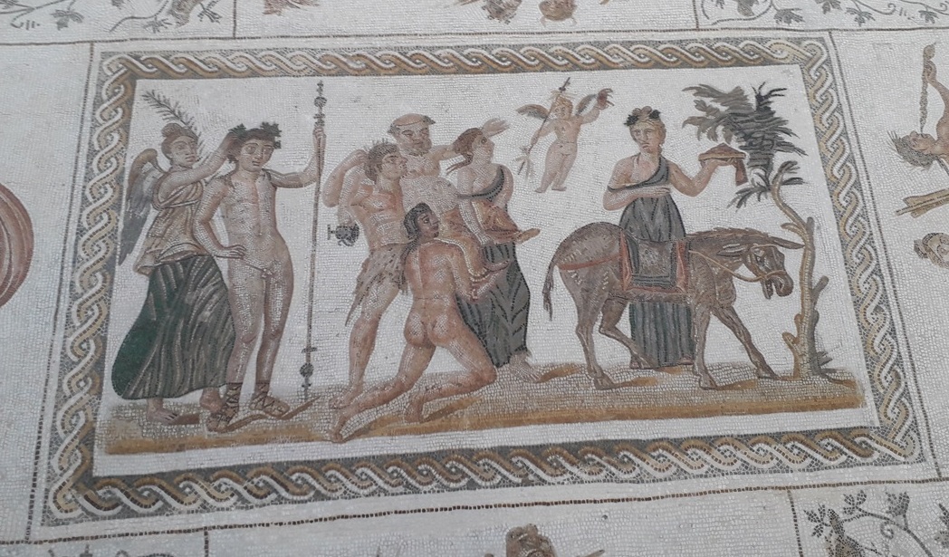 Mosaicos exibem vida romana em El Jem (Tunísia) Foto Claudio Schapochnik Que Gostoso 1