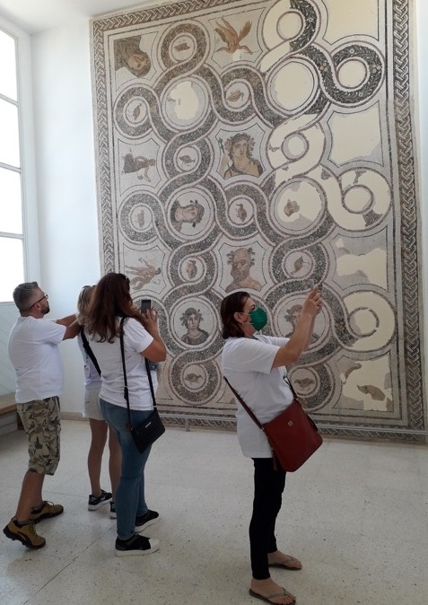 Mosaicos exibem vida romana em El Jem (Tunísia) Foto Claudio Schapochnik Que Gostoso 25