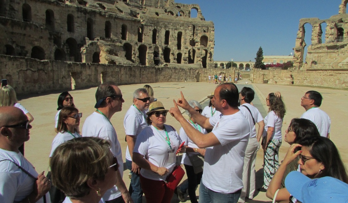 Mosaicos exibem vida romana em El Jem (Tunísia) Foto Claudio Schapochnik Que Gostoso 6