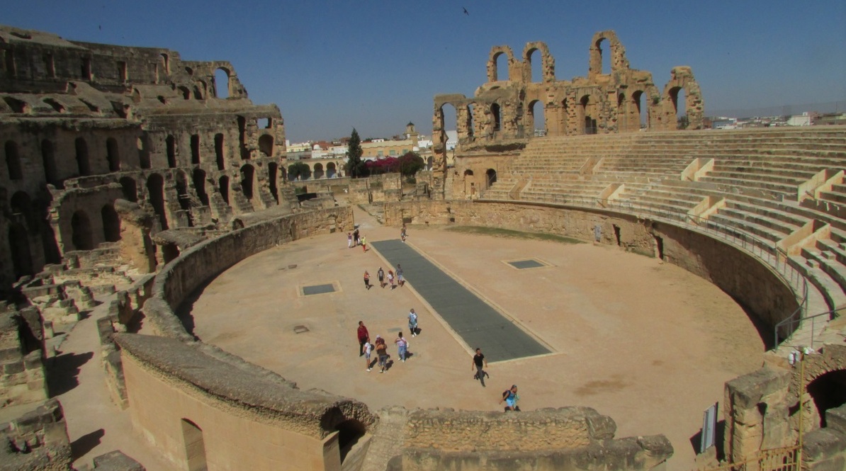 Mosaicos exibem vida romana em El Jem (Tunísia) Foto Claudio Schapochnik Que Gostoso 7
