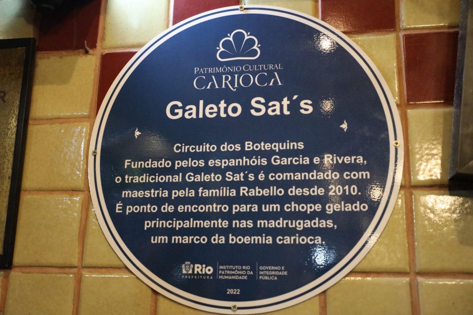 Galeto Sat´s é patrimônio cultural carioca Foto Marcelo Piu_Prefeitura do Rio