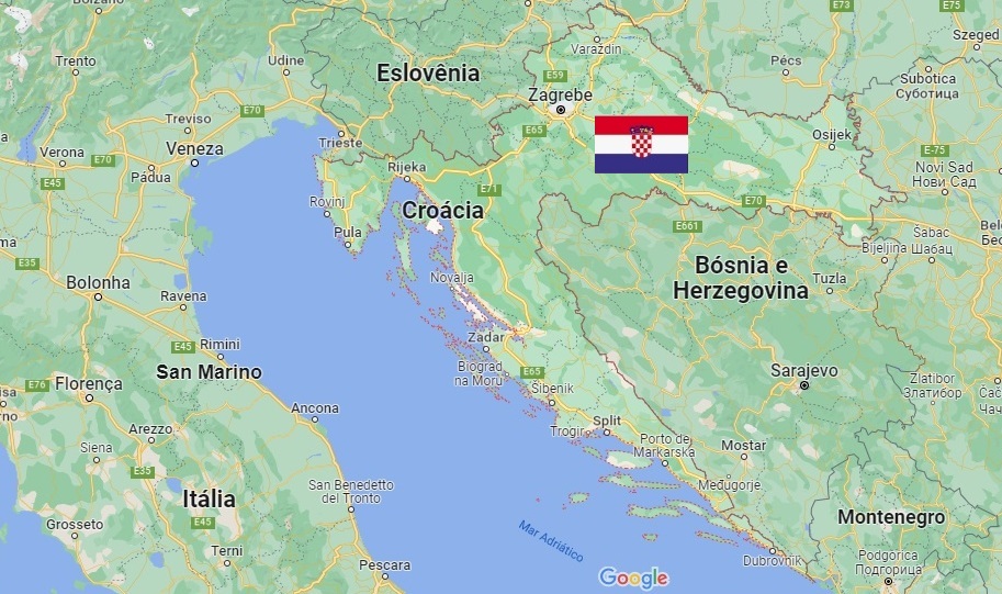 Coisas da Croácia serve ótima comida típica Mapa Google