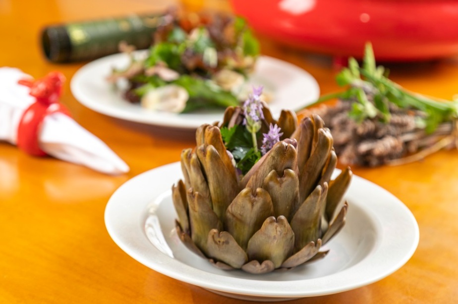 Donna Pinha traz prato assinado de alcachofra Foto Douglas Fagundes 2