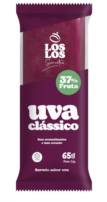 Los Los aposta em picolé com mais uva Foto Divulgação
