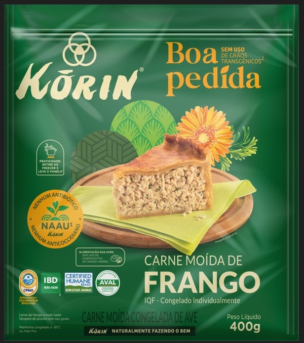 Korin traz almôndega de frango certificada Foto Divulgação Korin 1
