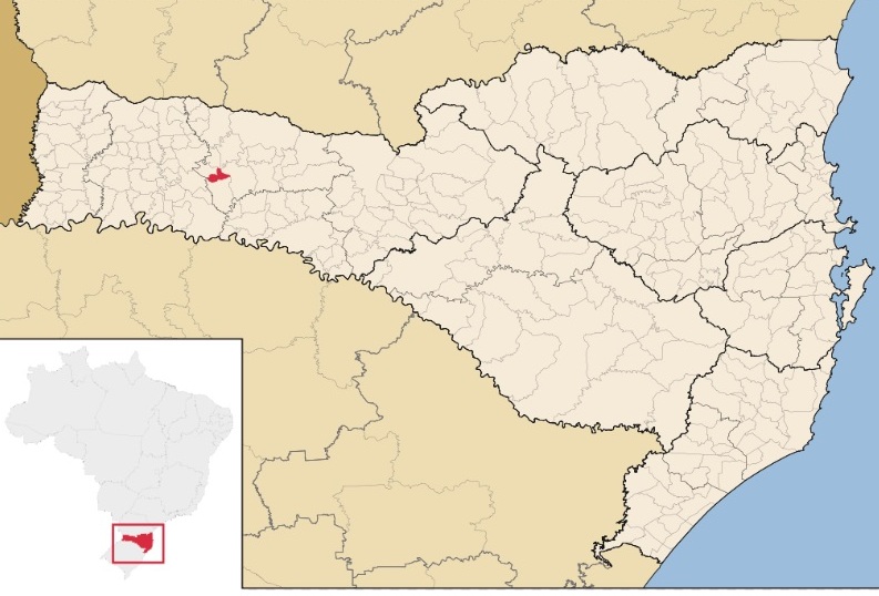 Oeste de SC tem rota com ovelha e culinária Mapa Wikipédia