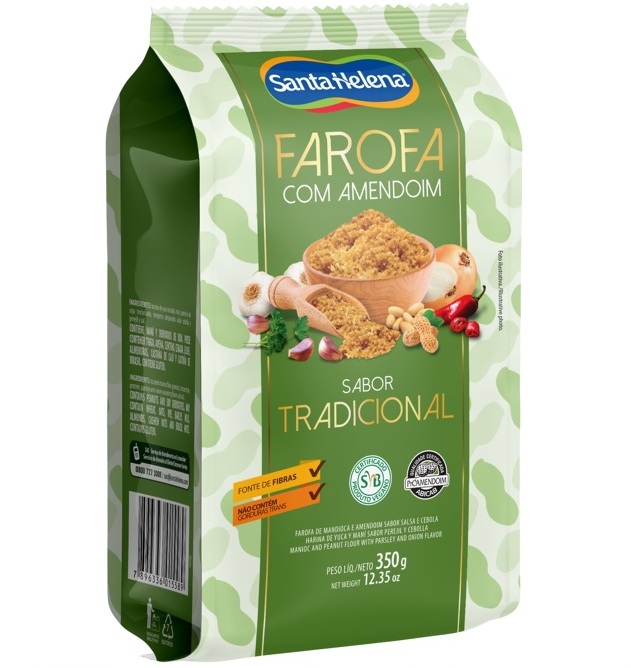 Santa Helena faz farofa vegana com amendoim Foto Divulgação Santa Helena