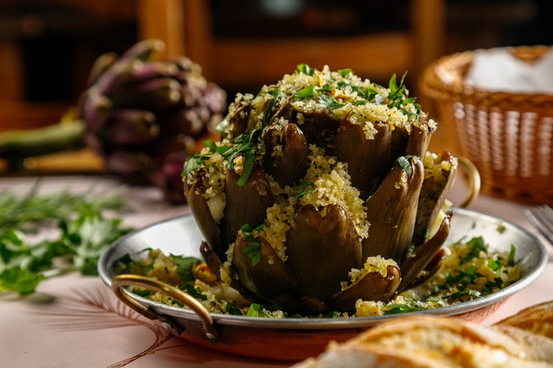Alcachofra é destaque no menu do Donna Pinha 2 Foto Douglas Fagundes Divulgação Donna Pinha