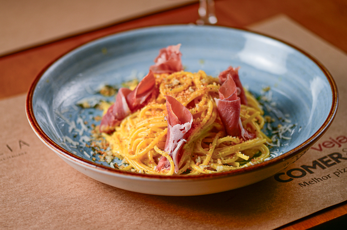 Carbonara é tema de festival no Foglia Forneria (SP) 1 Foto João Erbert