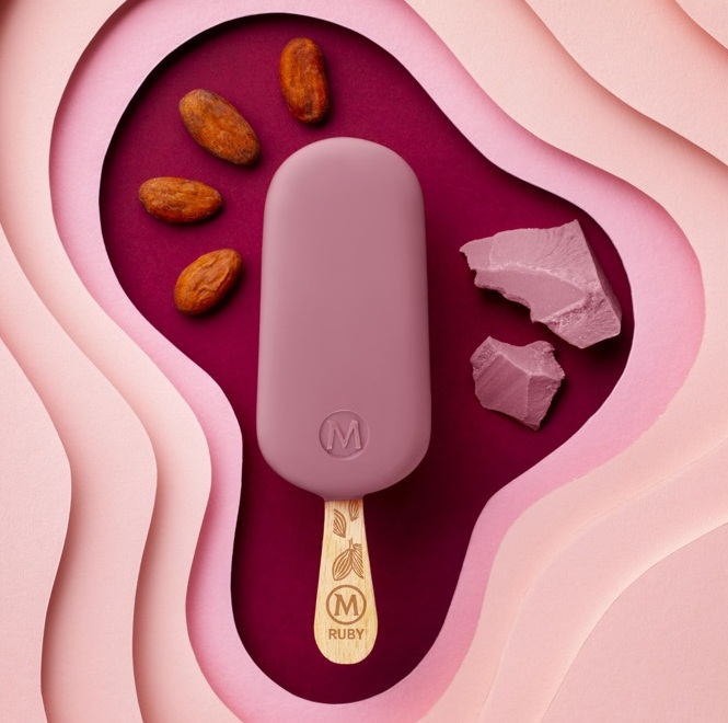 Sorvete Magnum Ruby chega ao País Foto Divulgação Unilever