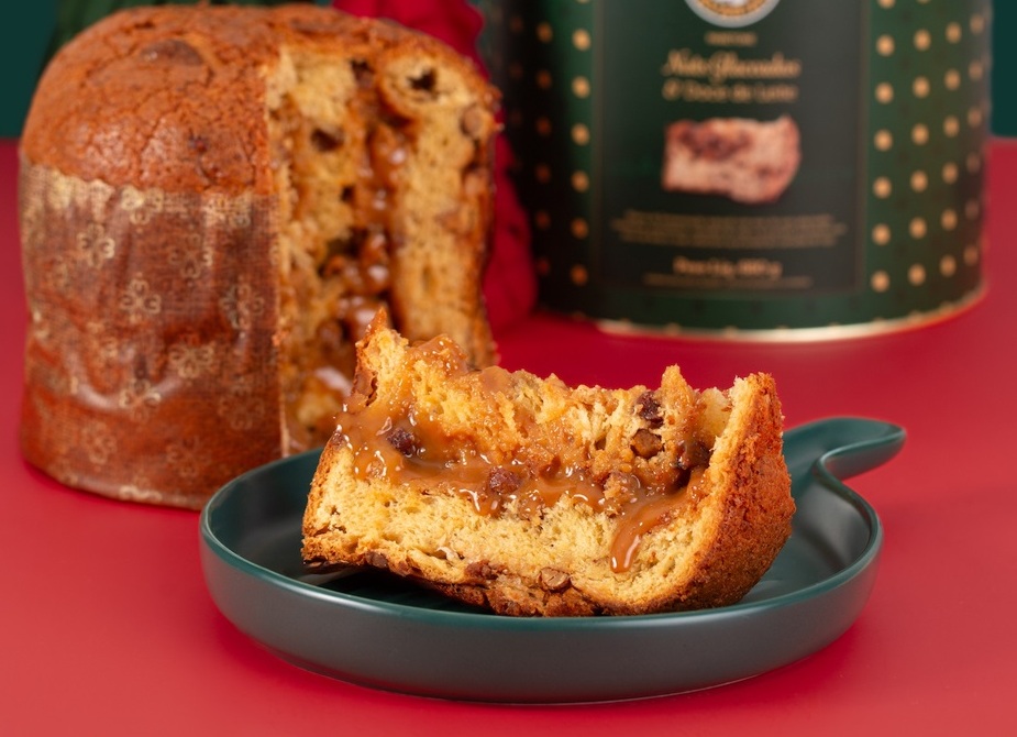 Castanhas glaceadas estão no panetone da Nutty Bavarian Foto Divulgação Nutty Bavarian