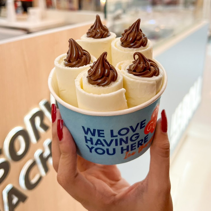 Ice Cream Roll abre quiosque no Bourbon Shopping (SP) Foto 2 Divulgação Ice Cream Roll