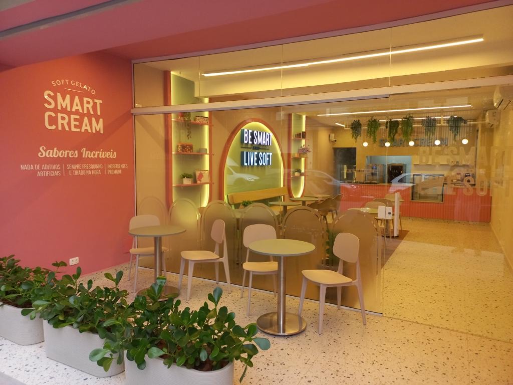 Moema (SP) ganha gelateria Smart Cream Foto 1 Divulgação Smart Cream
