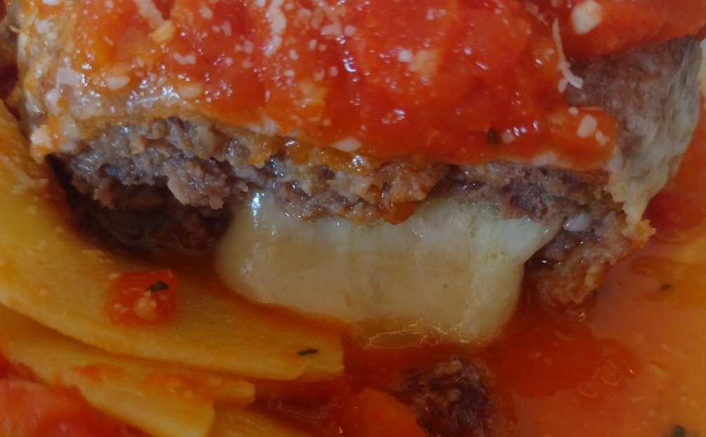 Polpettone com pappardelle do Merlino (SP) vale demais Foto 1 Claudio Schapochnik_Que Gostoso