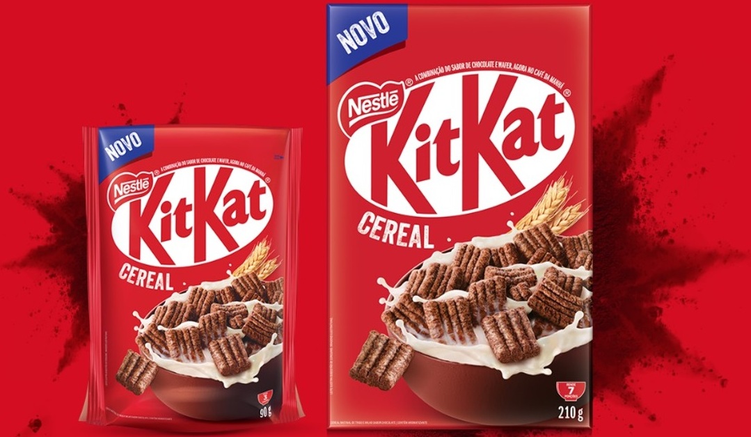 Kitkat em formato de cereal é lançado Imagem Divulgação Nestlé