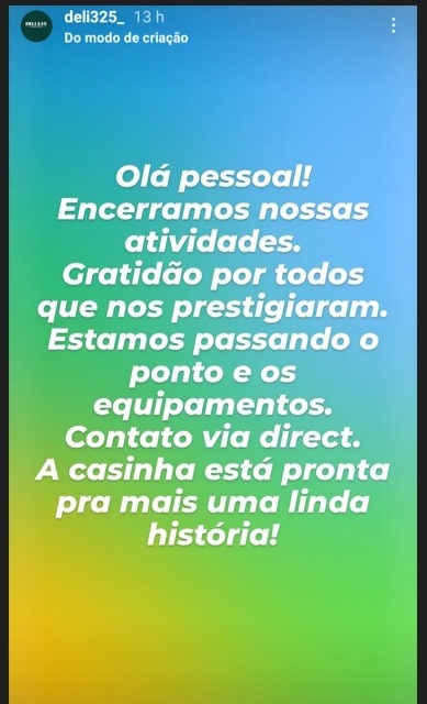 Restaurante judaico (SP) encerra atividades Foto 2 Reprodução Instagram