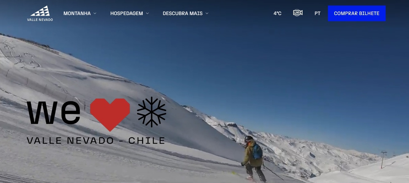 Valle Nevado ganha 8° restaurante no inverno Imagem Reprodução do Site