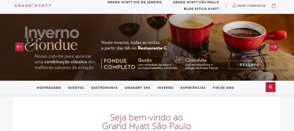 A gastronomia do Grand Hyatt SP, por Daniela Bergamini 3 Reprodução do site Pacotes Hyatt