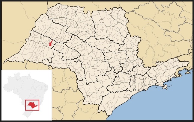 Rainha do Gengibre é paulista e produz delícias Mapa Reprodução Wikipédia