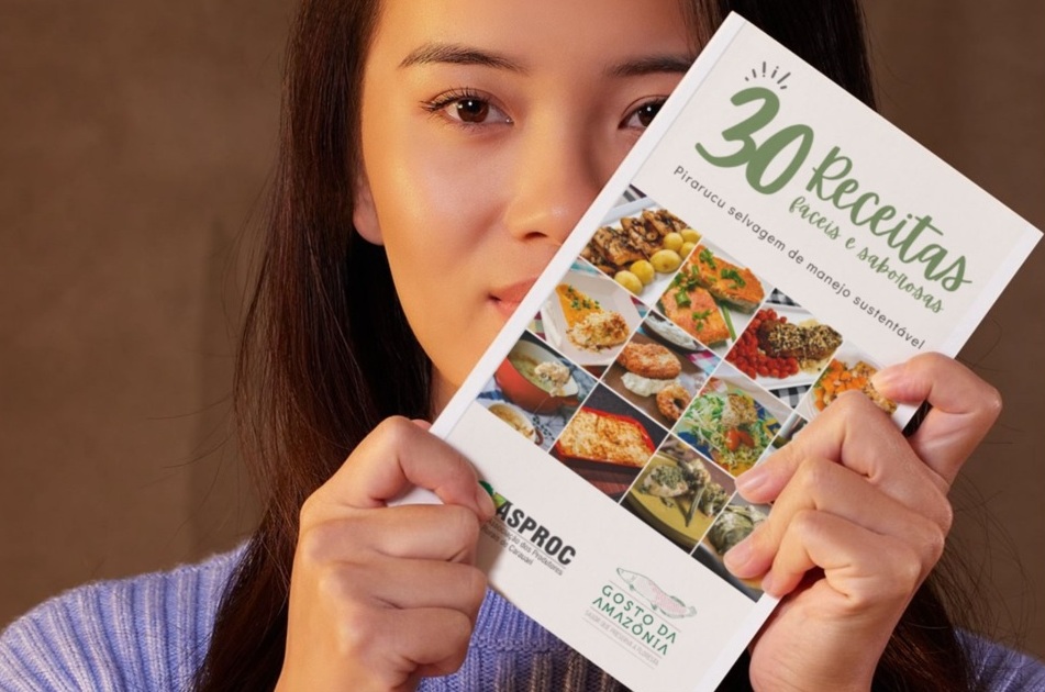 Trinta receitas de pirarucu em e-book grátis Foto Divulgação Associação de Produtores Rurais de Carauari (Asproc)