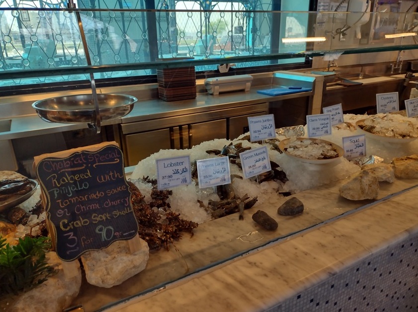 No Qatar Chabrat Al Mina serve do mar e fresco 7 Foto Claudio Schapochnik_Que Gostoso!