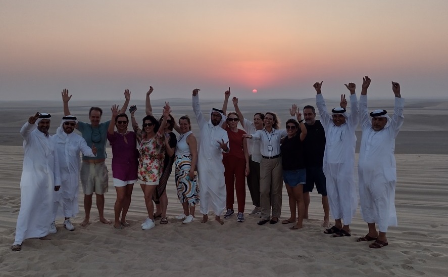 No Qatar Pôr do sol no deserto revela belezas 3 Foto Claudio Schapochnik_Que Gostoso!