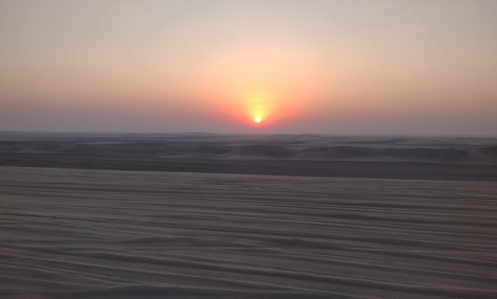 No Qatar Pôr do sol no deserto revela belezas 4 Foto Claudio Schapochnik_Que Gostoso!