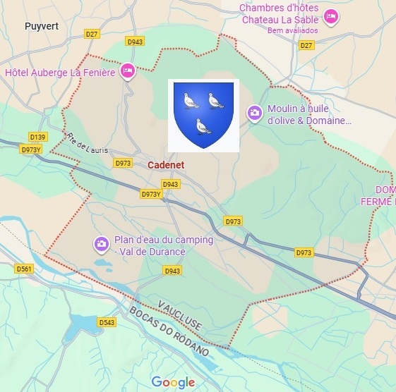 Luberon (FR) Azeite da Bastide du Laval é fabuloso 2 Mapa Google Maps