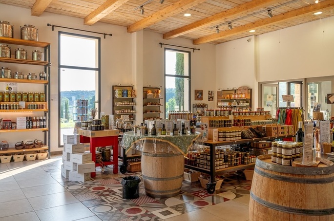 Luberon (FR) Azeite da Bastide du Laval é fabuloso Foto Luberon Sud Tourisme