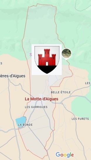 Luberon (FR) Beira de lago convida para picnic 2 Mapa Google Maps