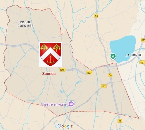 Luberon (FR) Château de Sannes faz ótimo vinho 2 Mapa Google Maps
