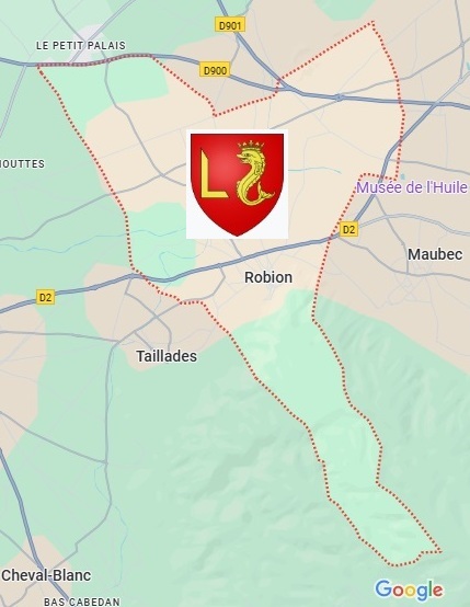 Luberon (FR) La Roumanière produz delícias locais 2 Mapa Google Maps
