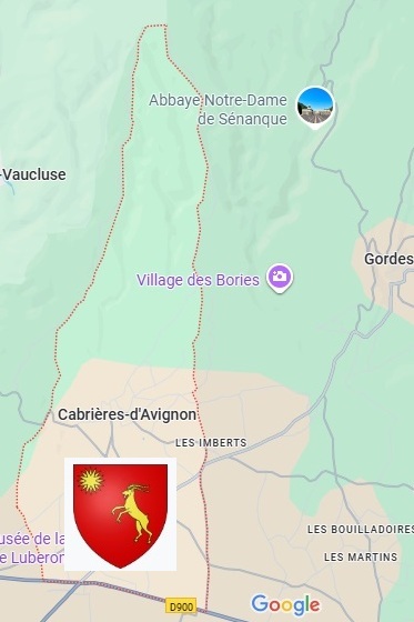 Luberon (FR) Lavanda tem ótimo museu com loja 1 Mapa Google Maps