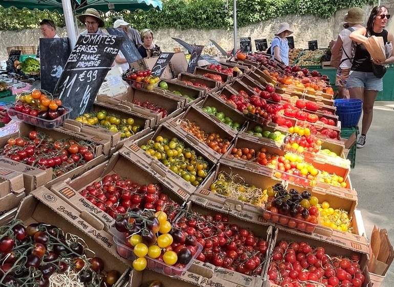Luberon (FR) Rica no terroir, feira é comportada 24 Foto Mirella_Que Gostoso!