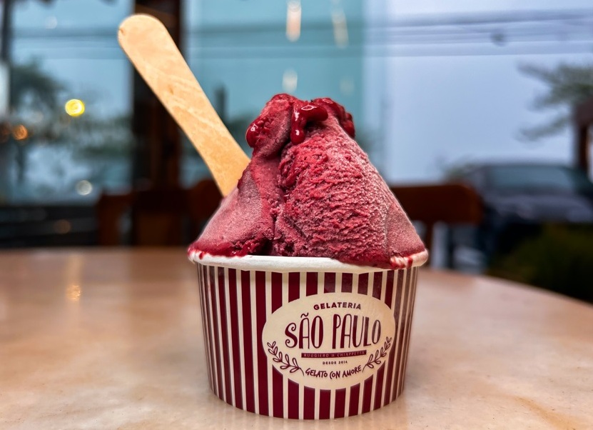 Amora miúra vira sorbet em gelateria de Ubatuba 2 Foto Divulgação Gelateria São Paulo