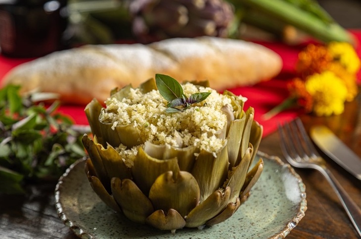 Festival da Alcachofra em cartaz no Donna Pinha 2 Foto Douglas Fagundes Divulgação Restaurante Donna Pinha