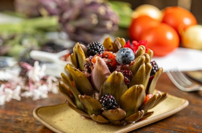 Festival da Alcachofra em cartaz no Donna Pinha 3 Foto Douglas Fagundes Divulgação Restaurante Donna Pinha
